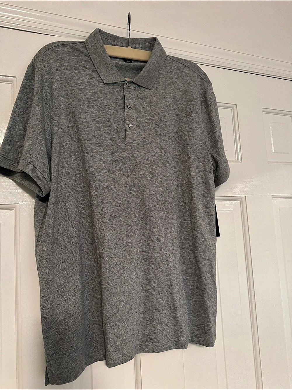 Michael Kors Men's Polo Shirt in Gray Large NWT
